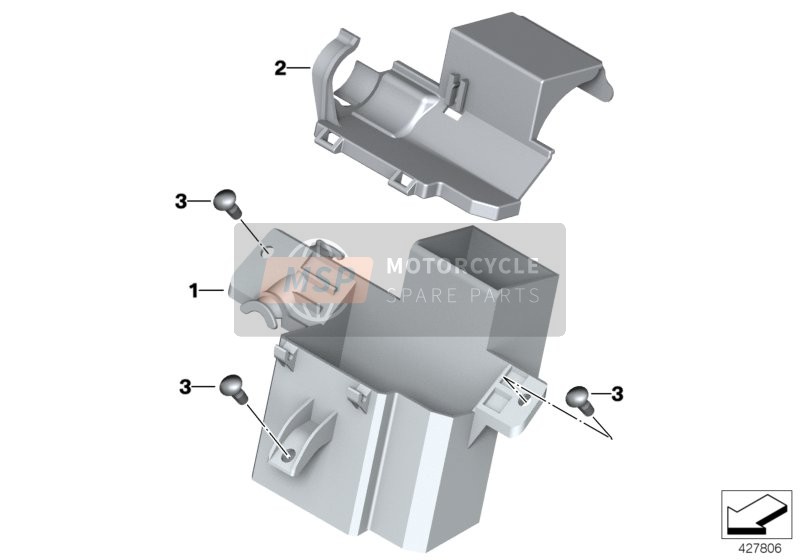 BMW HP 4 (0D01, 0D11) 2012 Sostegno di relais per un 2012 BMW HP 4 (0D01, 0D11)