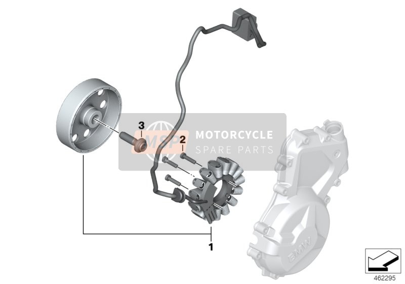 BMW HP 4 (0D01, 0D11) 2014 Alternatore per un 2014 BMW HP 4 (0D01, 0D11)