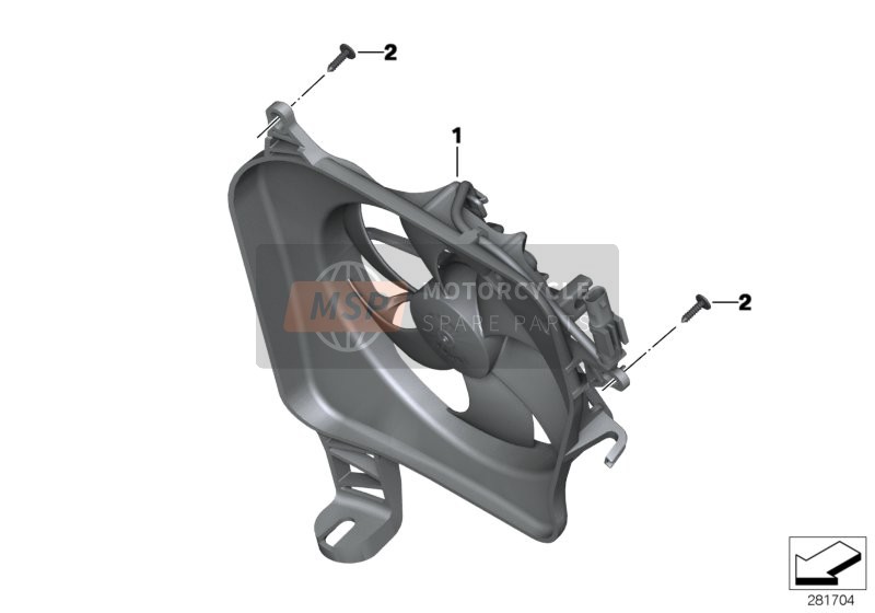 BMW HP 4 (0D01, 0D11) 2012 Gebläse für ein 2012 BMW HP 4 (0D01, 0D11)