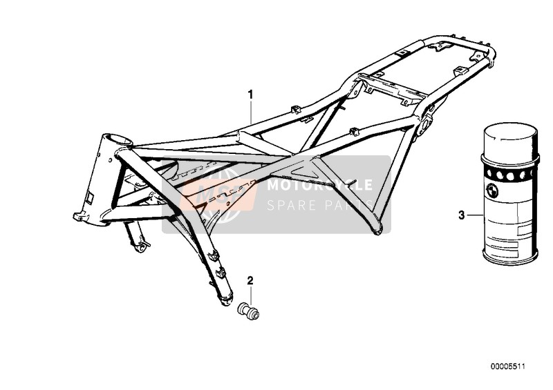 46512312980, Frame, BMW, 0