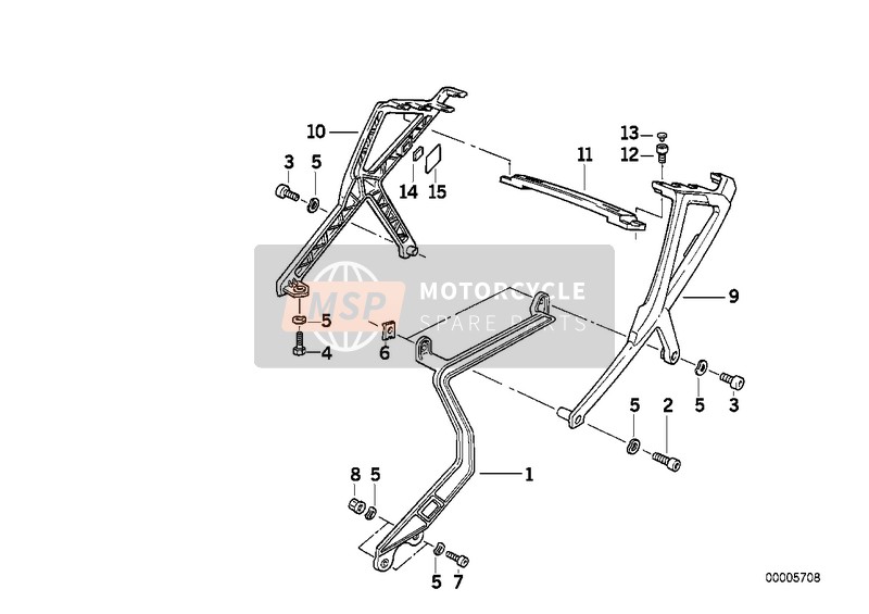 46542315605, Bevestiging Links, BMW, 0