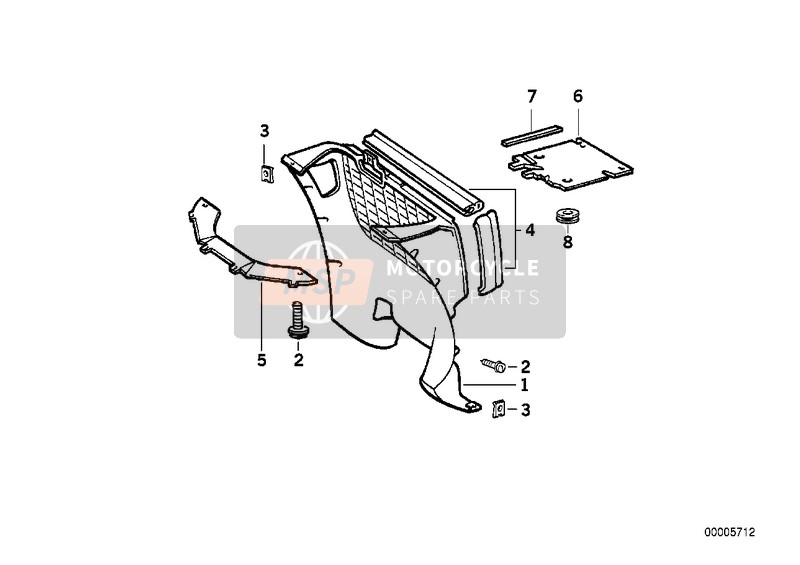 RADIOTOR TRIM PANEL CENTER