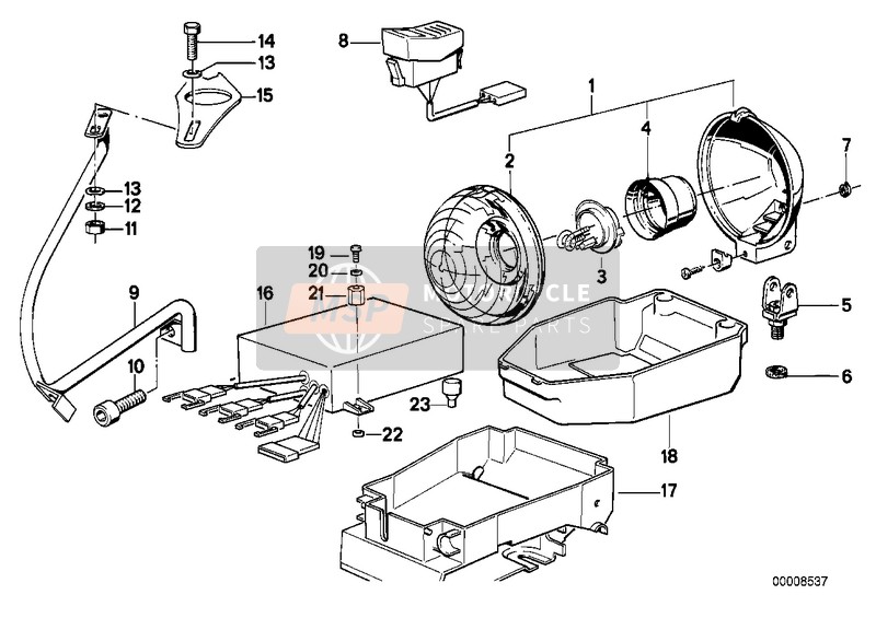 BMW K 1100 LT (0526, 0536) 1991 FLASH SIGNALLING LIGHT 2 for a 1991 BMW K 1100 LT (0526, 0536)