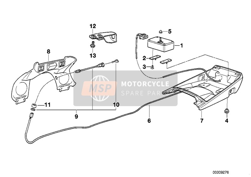 BMW K 1100 LT (0526, 0536) 1991 Alarm Systems 2 for a 1991 BMW K 1100 LT (0526, 0536)