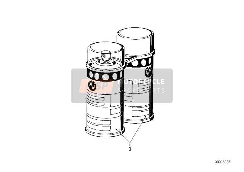 51915A55B67, Lakspray Set Orientblau Met., BMW, 0