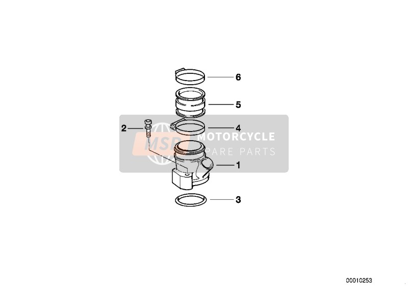 BMW K 1200 GT 01 (0548,0558) 2004 Raccord tuyau d'admission d'air pour un 2004 BMW K 1200 GT 01 (0548,0558)