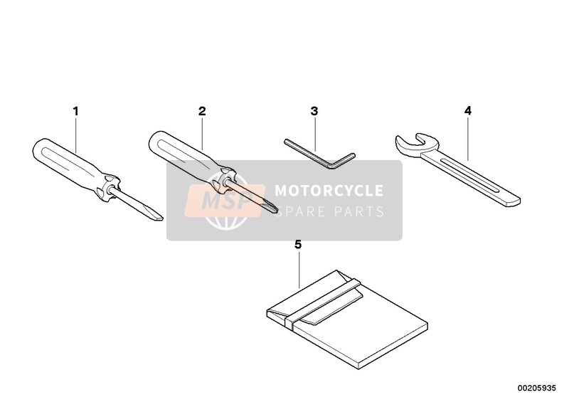 BMW K 1200 GT (0587,0597) 2008 Car Tool for a 2008 BMW K 1200 GT (0587,0597)