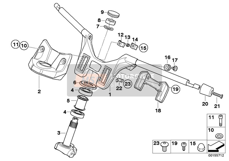 32717680022, Lenkerbrücke Unten, BMW, 0