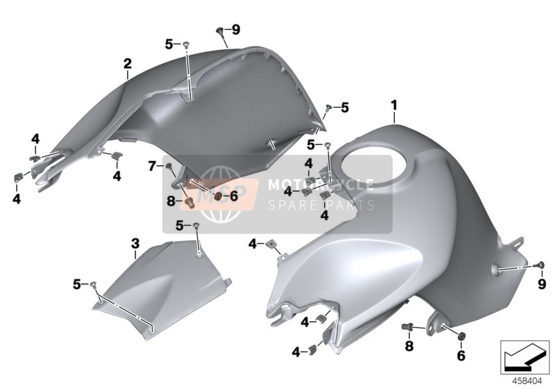 COVERING FUEL TANK