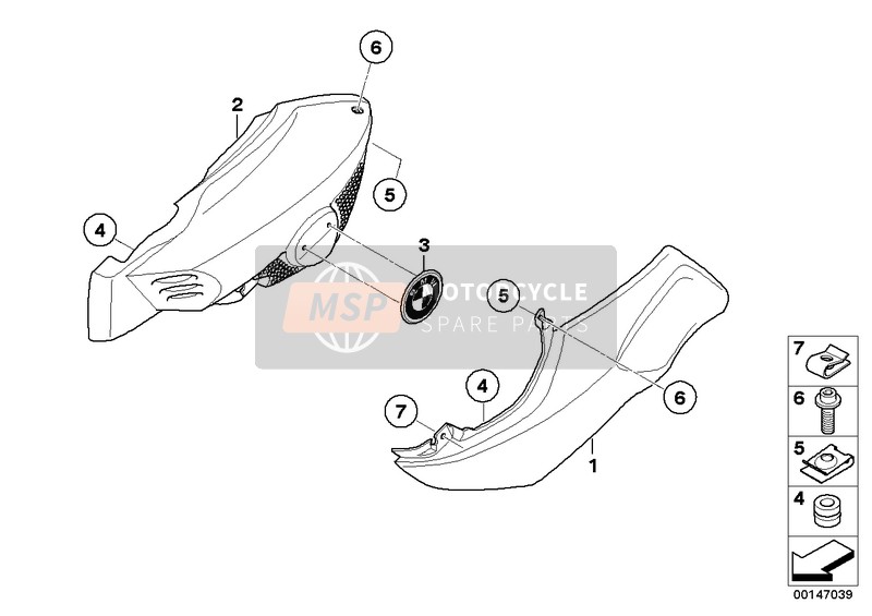 46637711067, Revêtement Latéral Gauche, BMW, 0