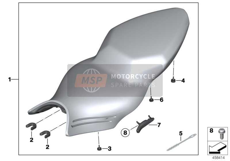 71607698751, Hp Carbon Cover For Seat, BMW, 0