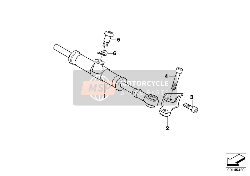 BMW K 1200 R (0584,0594) 2006 Amortisseur de direction pour un 2006 BMW K 1200 R (0584,0594)