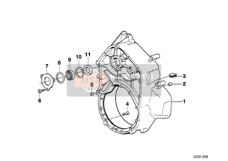 BMW K 1200 RS 01 (0547,0557) 2003 Tussencast voor een 2003 BMW K 1200 RS 01 (0547,0557)