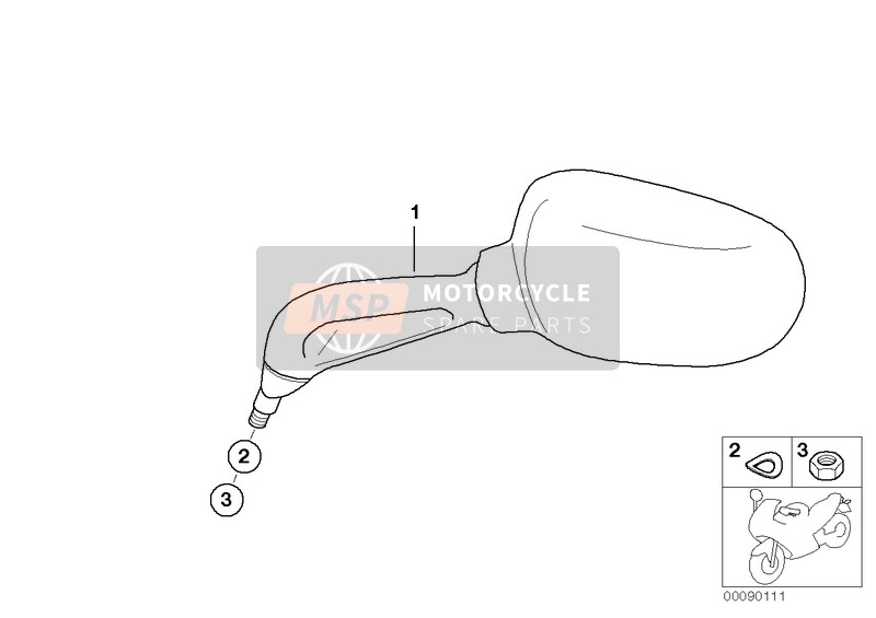 51167653773, Rückspiegel Links, BMW, 0