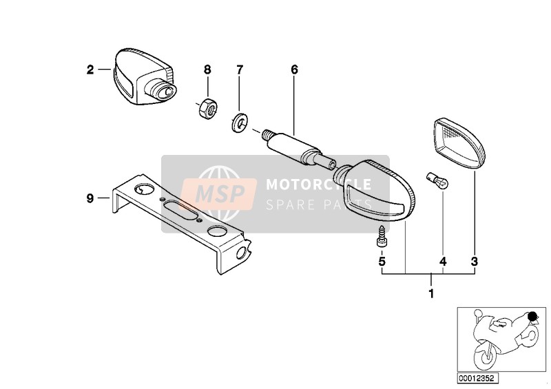 TURN INDICATOR, REAR