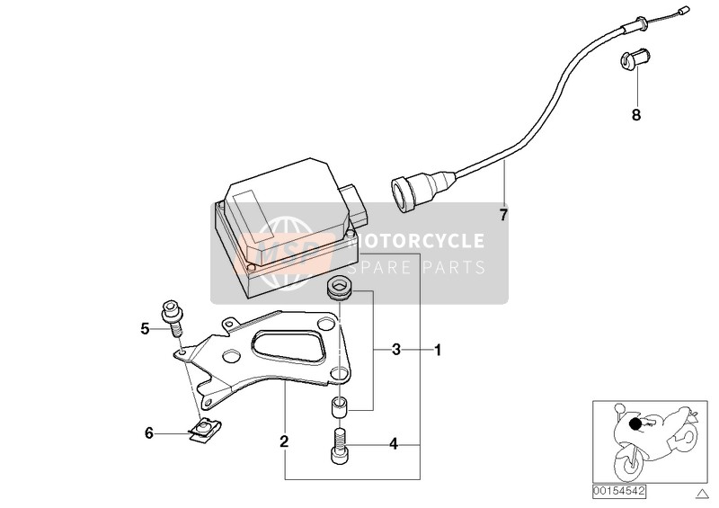 BMW K 1200 RS 01 (0547,0557) 2002 CRUISE CONTROL for a 2002 BMW K 1200 RS 01 (0547,0557)