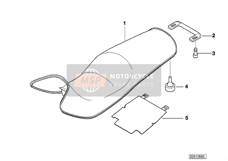 BMW K 1200 RS 97 (0544,0554) 2003 Bench Seat/Single Parts for a 2003 BMW K 1200 RS 97 (0544,0554)