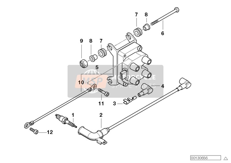 BMW K 1200 RS 97 (0544,0554) 2000 IGNITION SYSTEM for a 2000 BMW K 1200 RS 97 (0544,0554)