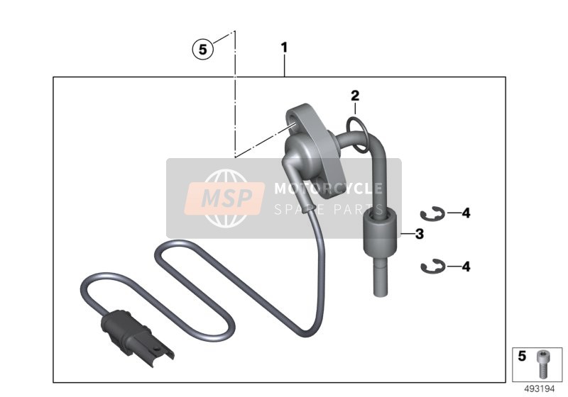 BMW K 1200 R Sport (0585,0595) 2006 Sensore di livello dell'olio per un 2006 BMW K 1200 R Sport (0585,0595)