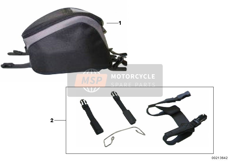 BMW K 1200 S (0581,0591) 2003 Tank pack K40 for a 2003 BMW K 1200 S (0581,0591)