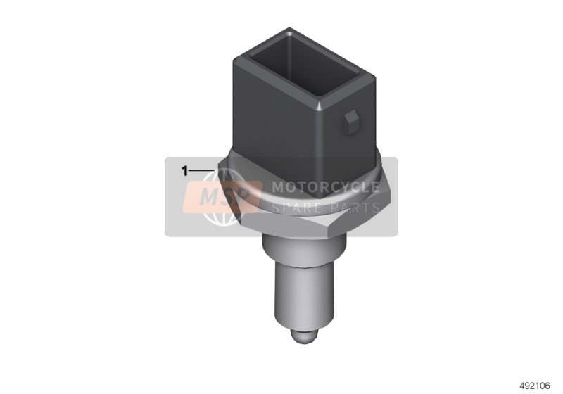 Temperature sensor coolant / oil