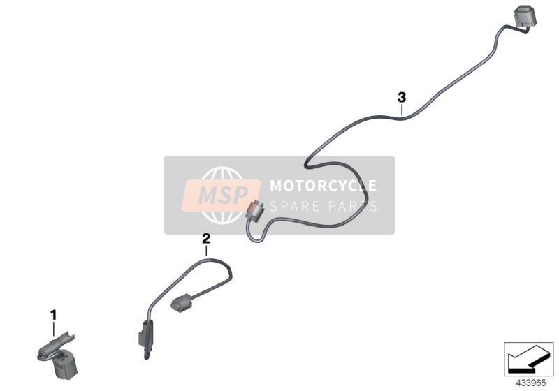 BMW K 1300 GT (0538,0539) 2010 Cable adicional para un 2010 BMW K 1300 GT (0538,0539)