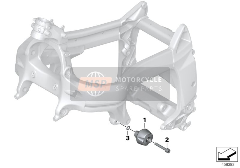 BMW K 1300 R (0518,0519) 2015 Protezione antiurto per un 2015 BMW K 1300 R (0518,0519)