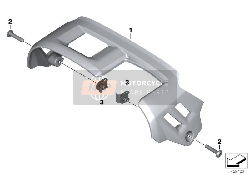 BMW K 1300 R (0518,0519) 2007 Cubierta de faro para un 2007 BMW K 1300 R (0518,0519)