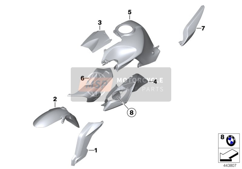 46617686597, GARDE-BOUE Avant, BMW, 1