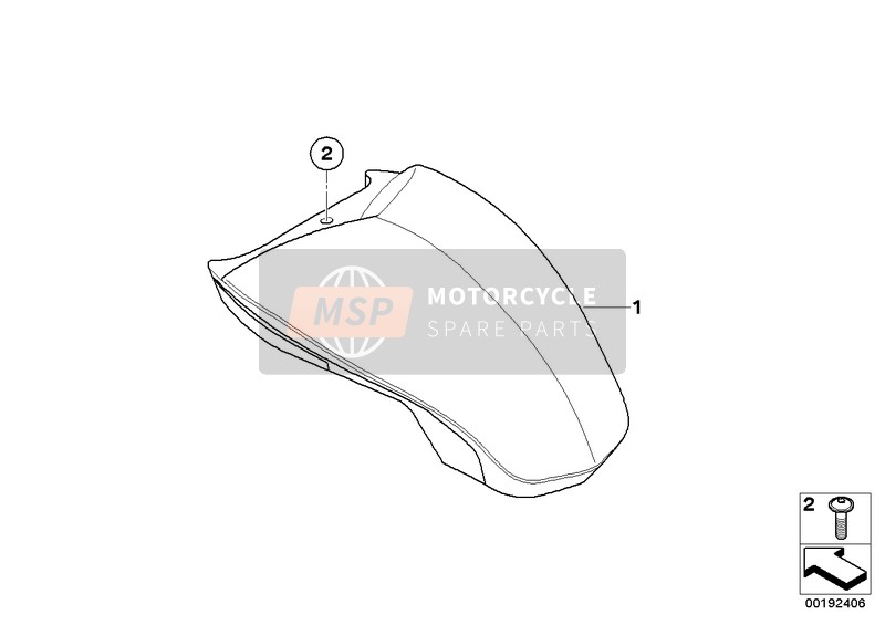 BMW K 1300 S (0508,0509) 2015 Feu arrière à LED pour un 2015 BMW K 1300 S (0508,0509)