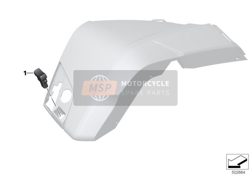 BMW K 1600 Bagger (0F51, 0F53) 2019 SEAT HEATING SWITCH for a 2019 BMW K 1600 Bagger (0F51, 0F53)