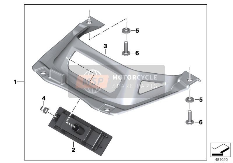 BMW K 1600 Bagger (0F51, 0F53) 2018 Bodemverlichting voor een 2018 BMW K 1600 Bagger (0F51, 0F53)