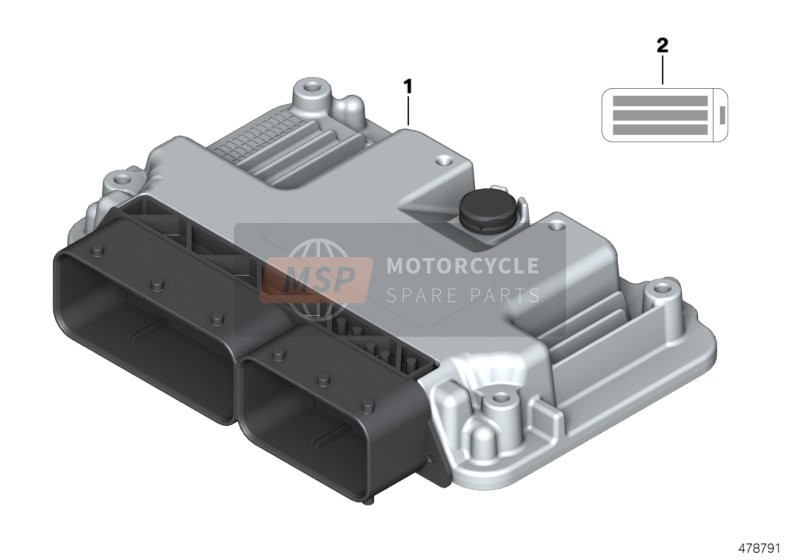 BMW K 1600 Bagger (0F51, 0F53) 2017 Unité de contrôle pour un 2017 BMW K 1600 Bagger (0F51, 0F53)