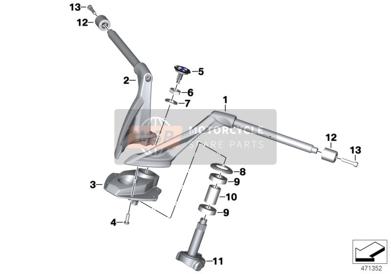 32717721663, Lenkerbrücke, BMW, 0