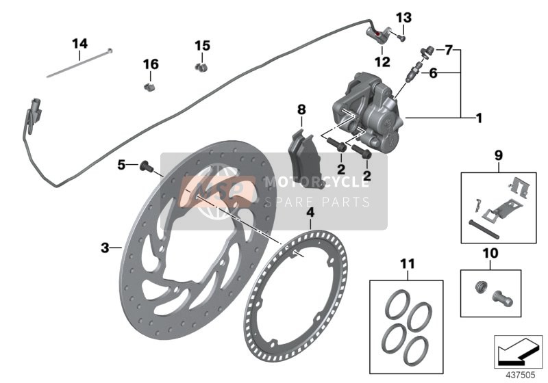 34218534821, Jeu De Garnitures De Freins Arrière, BMW, 0