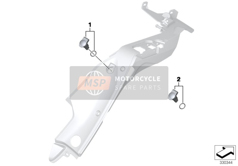 BMW K 1600 GT (0601,0611) 2014 Prises électriques 1 pour un 2014 BMW K 1600 GT (0601,0611)