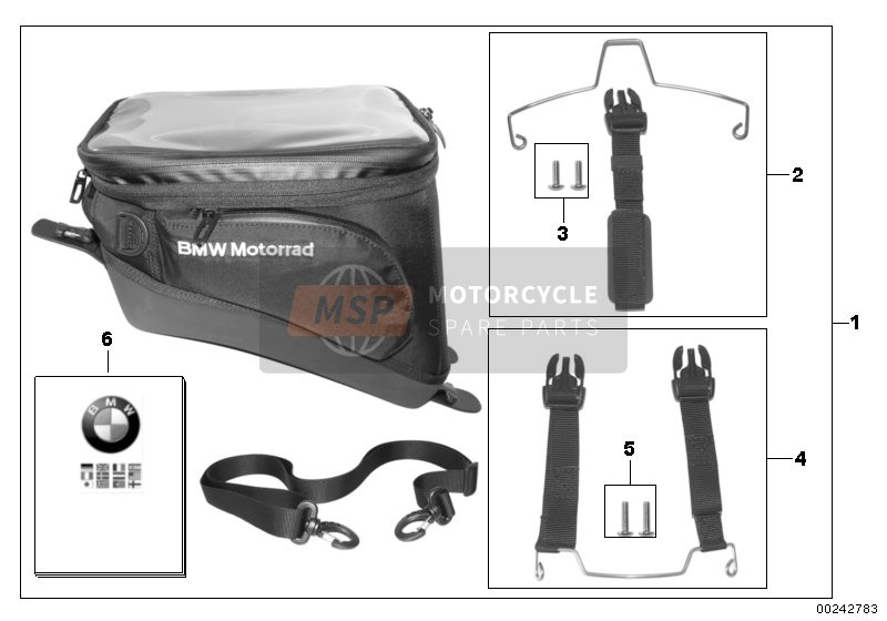 BMW K 1600 GT (0601,0611) 2015 Moichila sobredeposito para un 2015 BMW K 1600 GT (0601,0611)