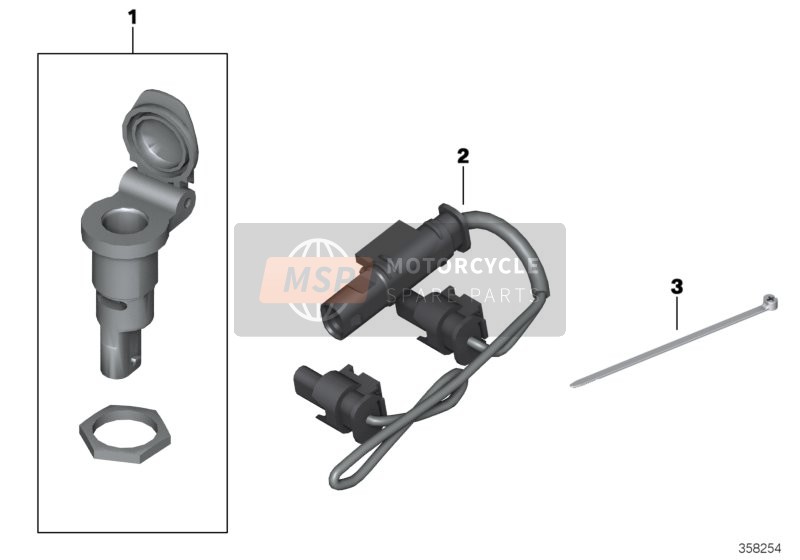 BMW K 1600 GT (0601,0611) 2015 Presa a spina per un 2015 BMW K 1600 GT (0601,0611)