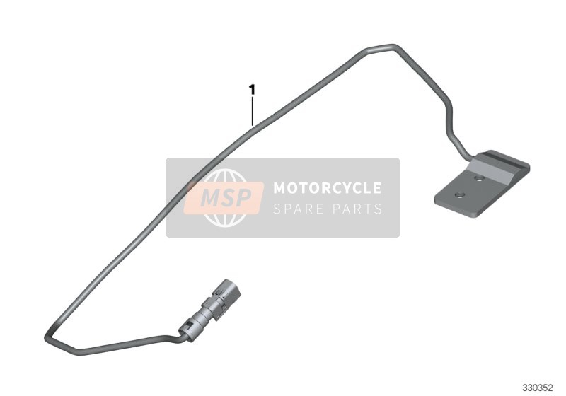 BMW K 1600 GT 17 (0F01, 0F11) 2017 Antenna Bluetooth per un 2017 BMW K 1600 GT 17 (0F01, 0F11)