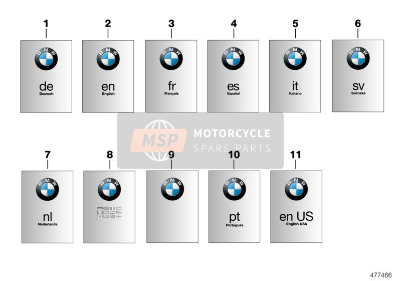 BMW K 1600 GTL (0602, 0612) 2014 Instrucciónes p el manejo, radio para un 2014 BMW K 1600 GTL (0602, 0612)