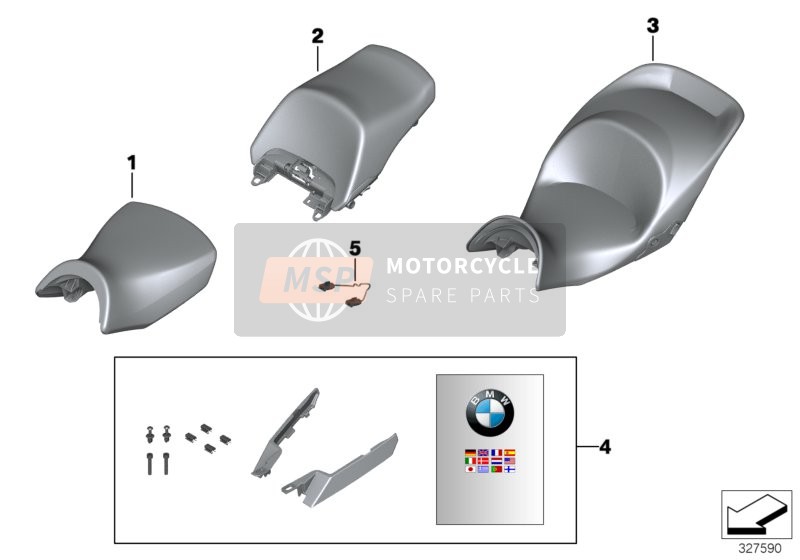 BMW K 1600 GTL (0602, 0612) 2011 Siège pour un 2011 BMW K 1600 GTL (0602, 0612)