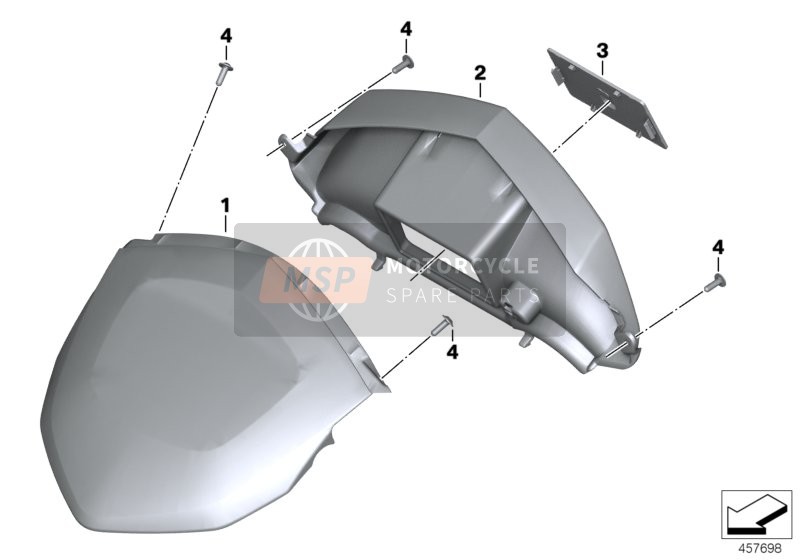 BMW K 1600 GTL Excl. (0603, 0613) 2015 INSTRUMENT COVER FOR NAVIGATOR 5 for a 2015 BMW K 1600 GTL Excl. (0603, 0613)