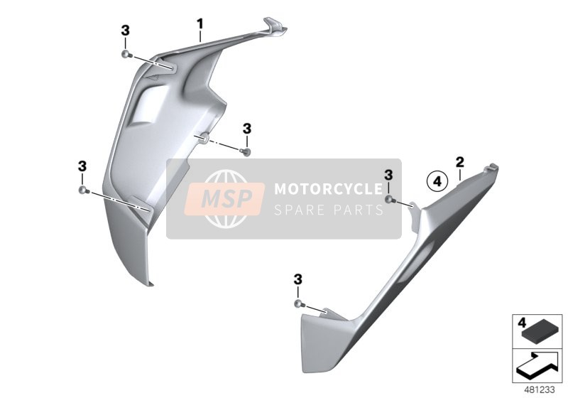 BMW K 1600 GTL Excl. (0603, 0613) 2014 FOOT PROTECTION for a 2014 BMW K 1600 GTL Excl. (0603, 0613)