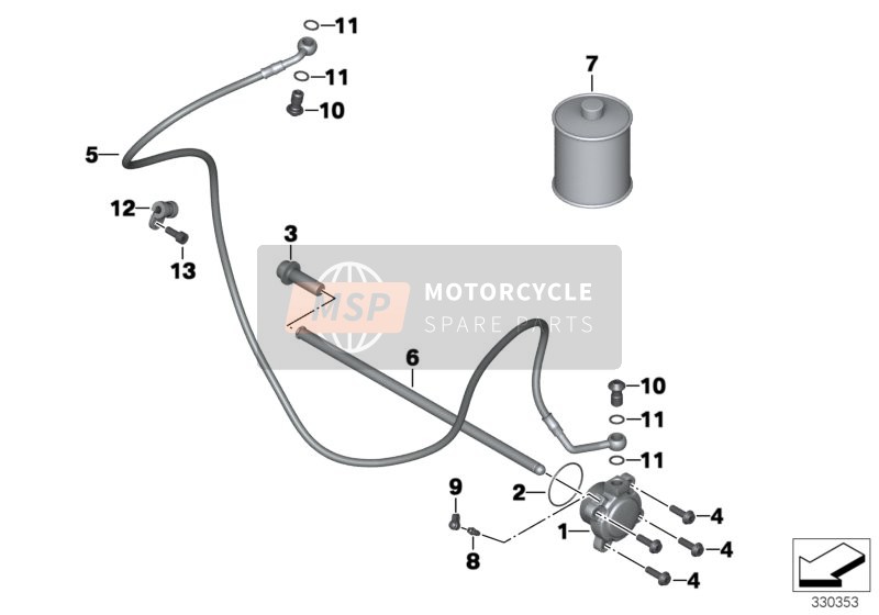 BMW K 1600 GTL Excl. (0603, 0613) 2015 CLUTCH CONTROL for a 2015 BMW K 1600 GTL Excl. (0603, 0613)