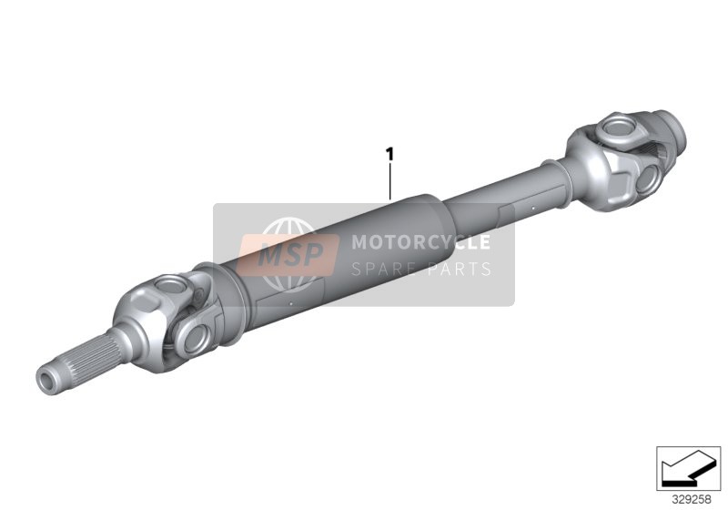BMW K 1600 GTL Excl. (0603, 0613) 2015 DRIVE SHAFT 1 for a 2015 BMW K 1600 GTL Excl. (0603, 0613)