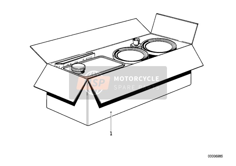 BMW K 75 85 (0562,0571) 1989 METALLIC PAINT SET for a 1989 BMW K 75 85 (0562,0571)