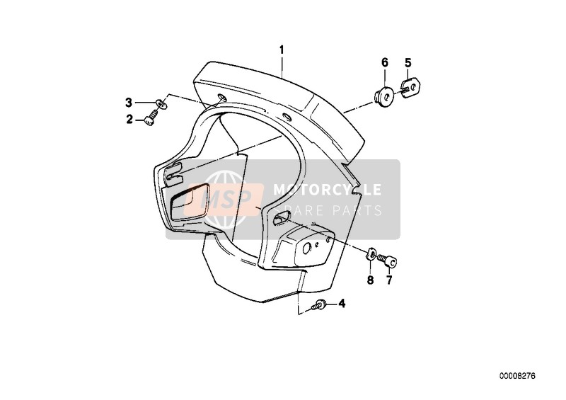 BMW K 75 85 (0562,0571) 1995 Panneau De Garniture Du Cockpit 2 pour un 1995 BMW K 75 85 (0562,0571)