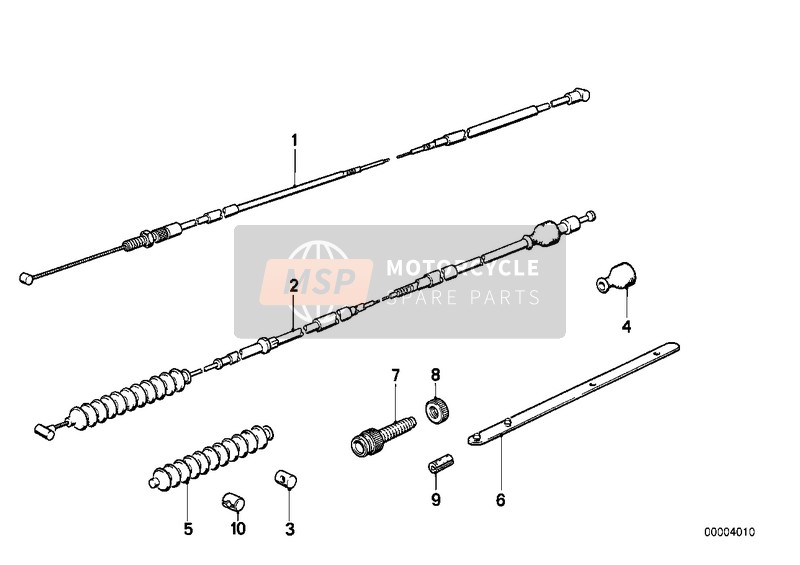 BMW K 75 85 (0562,0571) 1993 BOWDEN CABLE 1 for a 1993 BMW K 75 85 (0562,0571)