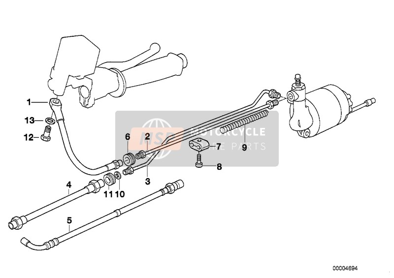 BMW K 75 85 (0562,0571) 1989 ANTI BLOCK SYSTEM (ABS) for a 1989 BMW K 75 85 (0562,0571)