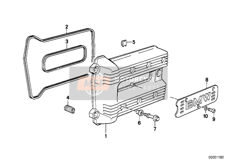 BMW K 75 C (0564,0574) 1987 CYLINDER HEAD COVER for a 1987 BMW K 75 C (0564,0574)